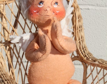 Vintage 1967 Annalee Mobilitee Christmas Angel Cherub