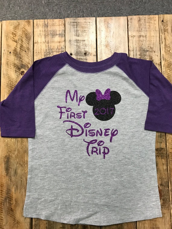 my first disney trip shirts