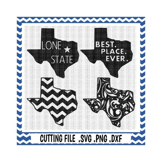 Download Texas Svg Lone Star State Chevron Swirl Cutting File