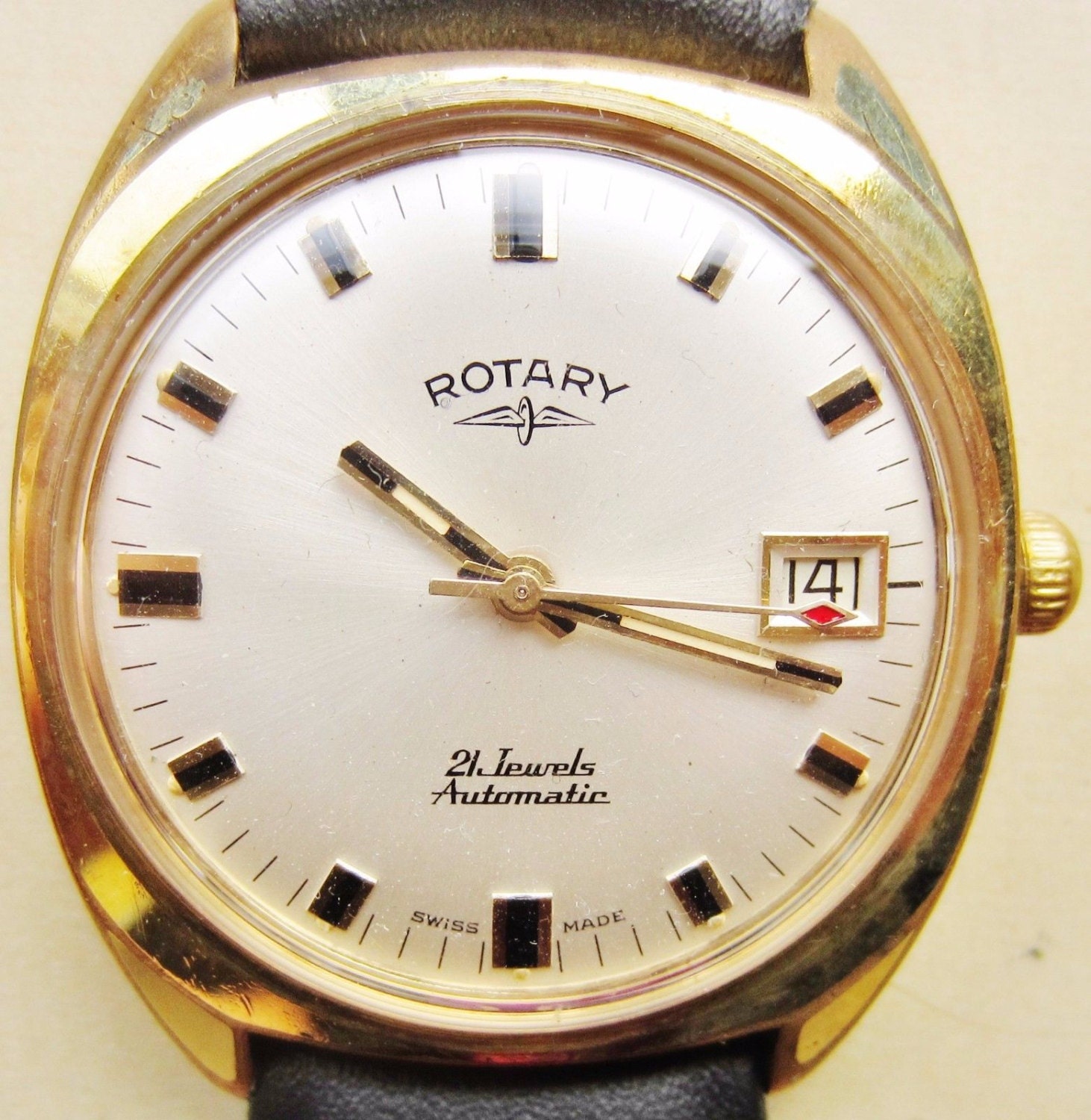 Rotary Automatic Swiss 21 Jewels Watch AS 1902/3 movt Gents