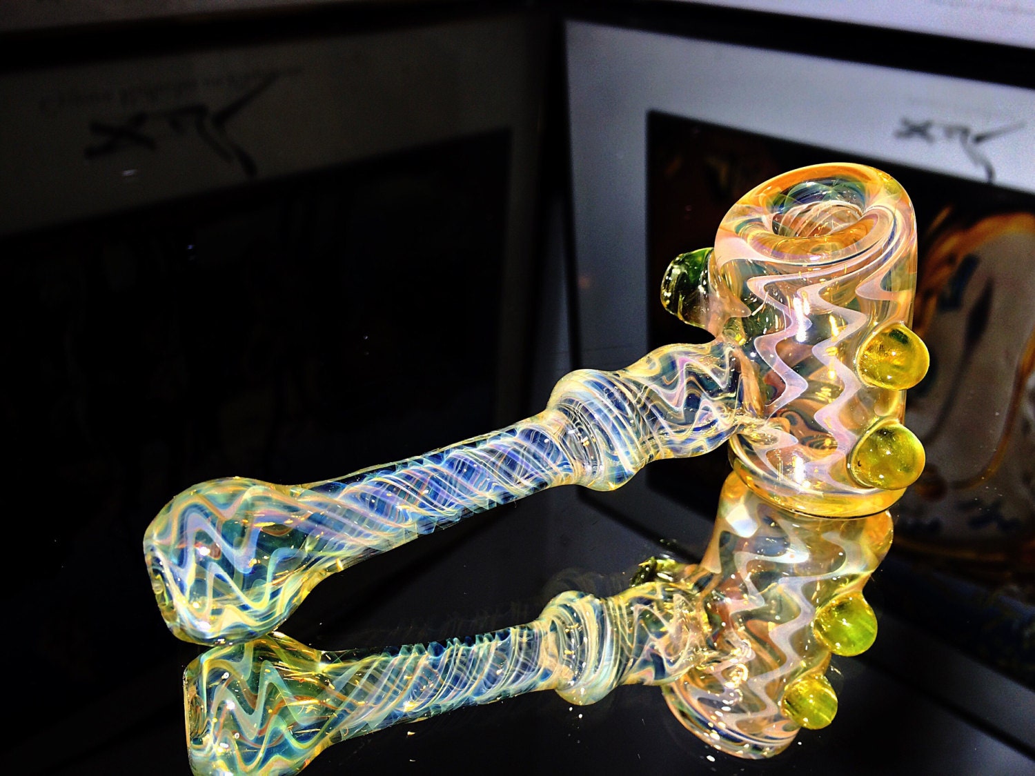 Fume Glass Pipe Color Changing