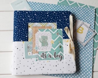 Album Baby photo album Baby scrapbook Baby photo book Scrapbook album Baby boy gift Baby album Baptism gift Memory book Baby's first year