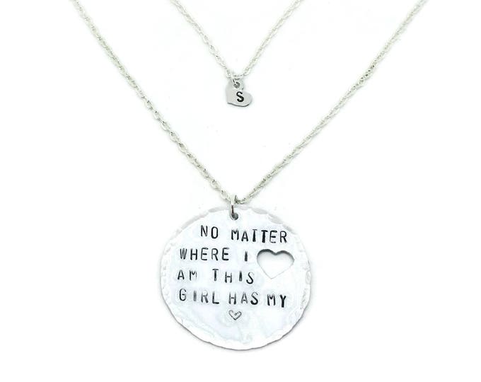 Personalized Mother and Daughter Necklace Set, Mother's Day Gift, Mother's Necklace, Mommy and Me Necklaces, Custom Mother's Necklace