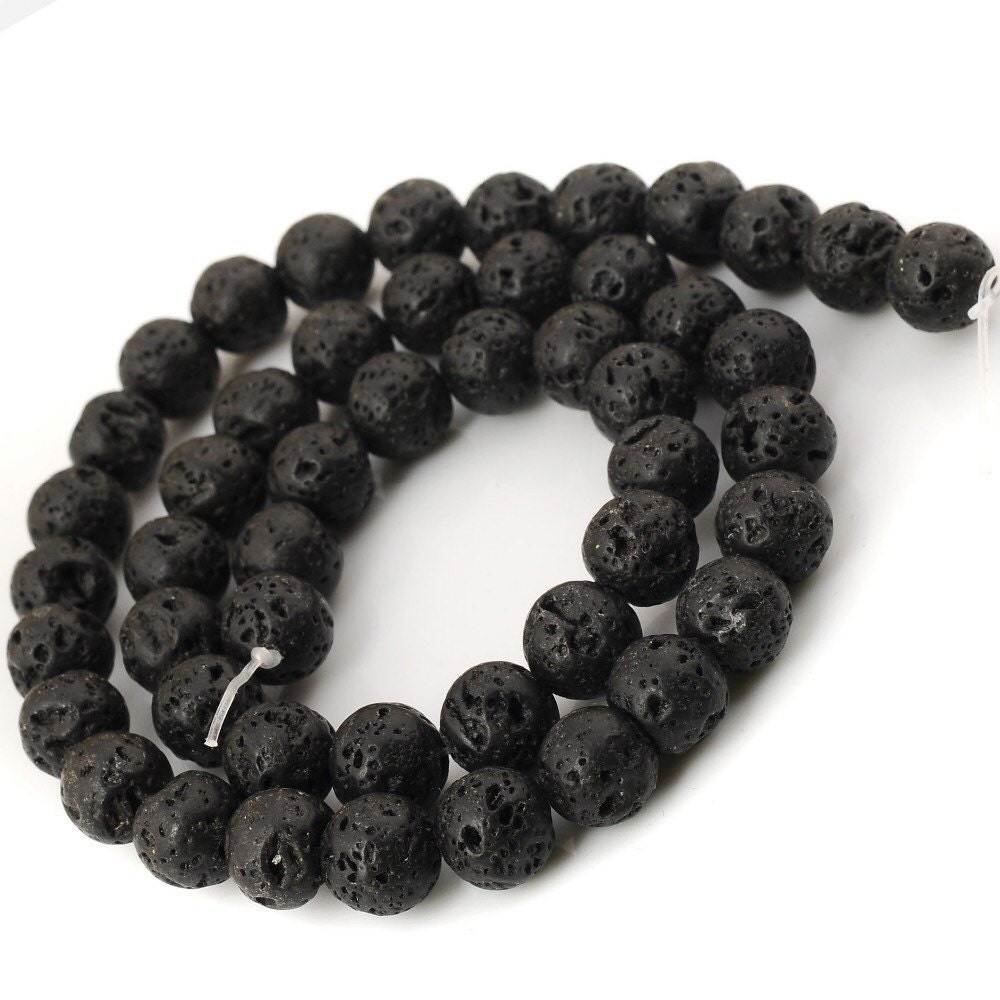 8mm Lava Beads 16 Inch Strand 4549pc
