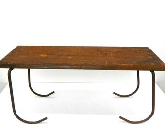 Primitive Wooden Booster Seat... Barber Chair Booster Seat ....Folding Wood Bench...Unique Bench...Shelf