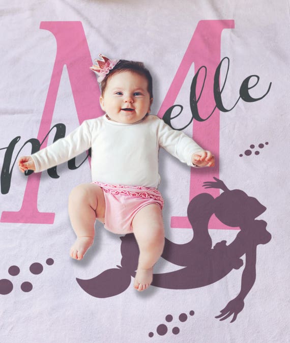 Personalized Receiving Blanket Custom Name Blanket Baby