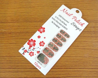 Black cat nail wraps