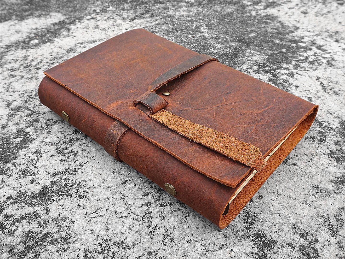 Leather bound notebook leather bound journal personalized
