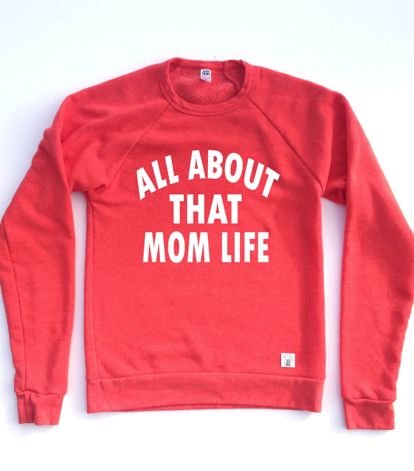 Tri Blend Crew Neck Sweatshirt Unisex All About That Mom Life 4734