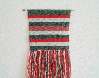 Size S Christmas collection wall weaving tapestry wall art handmade ethnic weaving