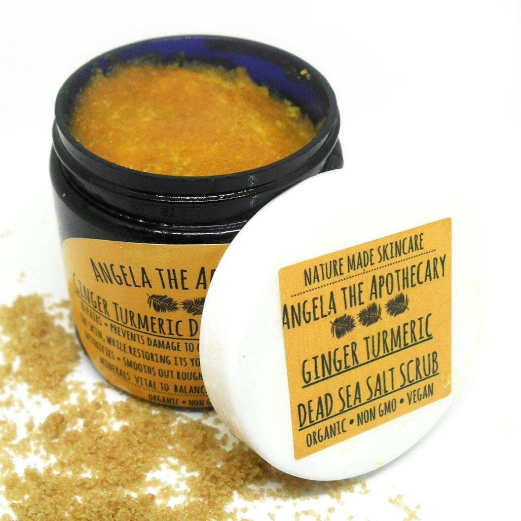 Ginger Turmeric Scrub Skin Brightening Scrub Turmeric Body
