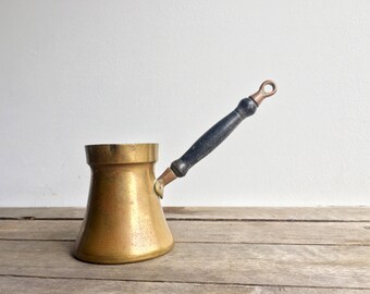 Vintage Brass Djezva Espresso Maker