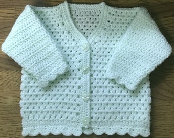 Crochet Cardigan PATTERN Sophie's Cardigan sizes from