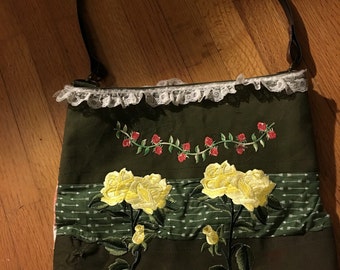 Recycled Military Duffel Bag converted to Large Tote