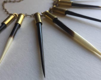 porcupine quill necklace