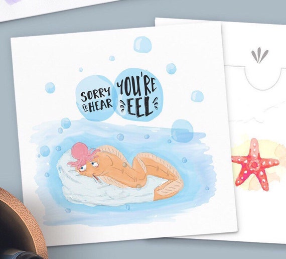 Funny Get Well greeting Card Printable cute get well
