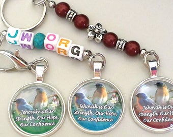 JW.org keychain/JW gifts/JW stuff/jw accessories/religious/keychain/silver