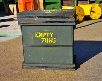 Army Box, Wooden Crates Vintage, Wooden Crate Table, Wooden Crate Box, Wooden Crate with Lid, Wood Box, Wooden Box, Vintage Wood Crates