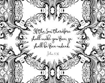 Psalm 40 Coloring Pages