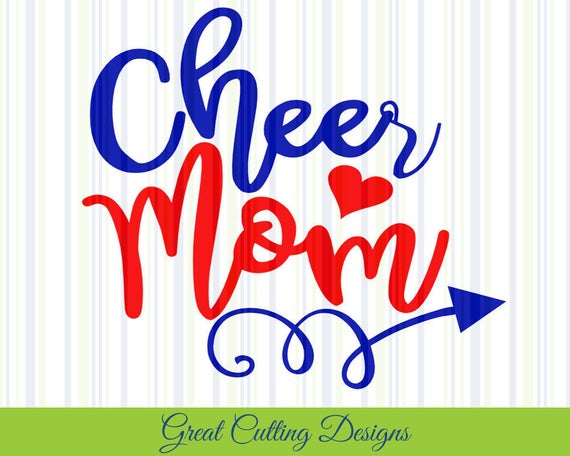 Download Cheerleader SVG Cut File DXF Cheer Mom svg dxf Cricut svg