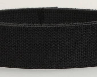 4 in Black Elastic Webbing 10 cm Black Elastic