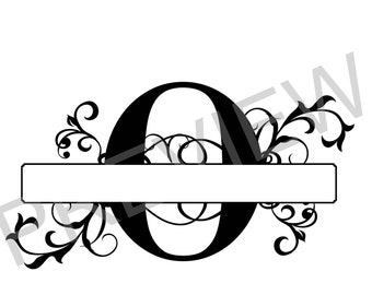 Download Split monogram Svg letter Monogram Regal split Alphabet Vector