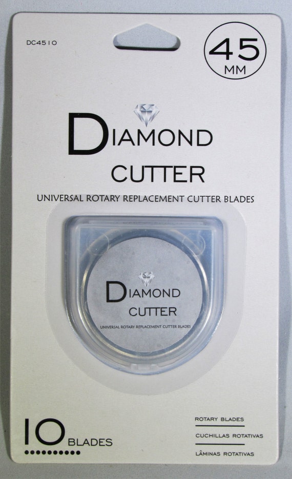 10 Pack Diamond Cutter 45mm Universal Rotary Cutter Replacement Blades