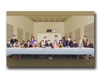Last Supper "The Office" Art Print