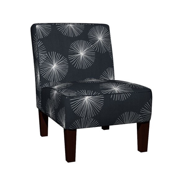 Powell Furniture Bella Upholstered Armless Accent Chair in ...