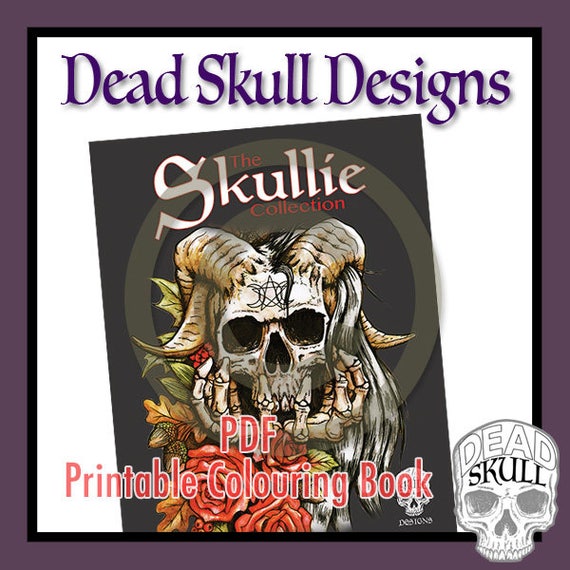 The Skullie Collection - Full Printable Colouring Book