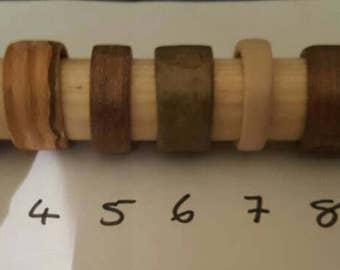 Handmade wood ring ex display SALE