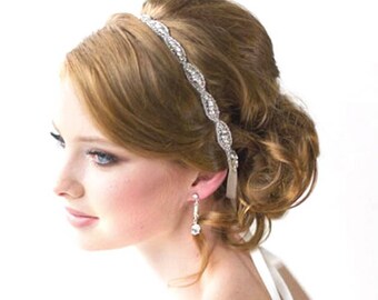 Crystal Bride Wedding Headband Tiara Bride Rhinestone Hair band