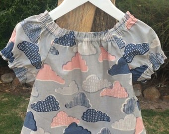 Girls Cotton/Linen Top