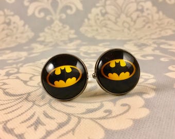 Batman Cufflinks - Large (20mm) or Medium (14mm)