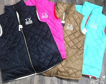 Quilted Sorority Vest