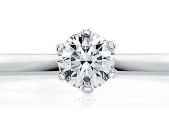 1/2 carat solitaire engagement ring for women