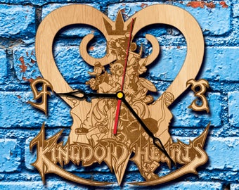 Kingdom Hearts Geekery Clock sora Birth by Sleep kingdom hearts art King Mickey organization 13 kingdom hearts cosplay keyblade Kairi Riku