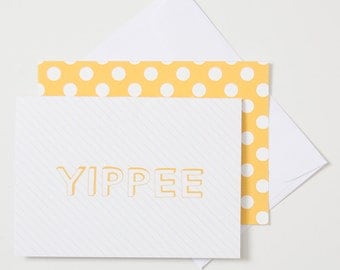 Greeting Card - Yippee