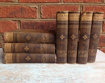 Louisa M Alcott vintage book set
