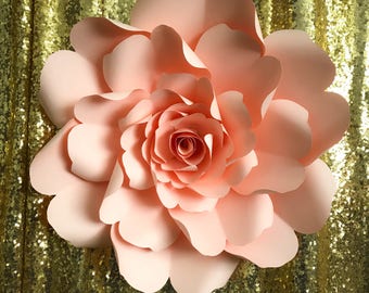 PDF Paper Flower Template DIGITAL Version - The Wild Rose - Original Design by Annie Rose #79