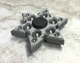 Fidget spinner, Fidget toy, EDC Spinner, Stress Reliever, Anxiety Toy, ADHD Toy, Autism Toy, Fidget Gadget Double Decker Super Ninja Hexa +