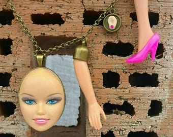 Barbie Statement Collier Upcycling