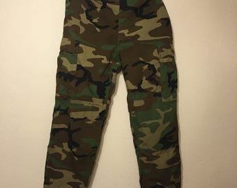Custom Slim Tapered Authentic Camo BDU Pants