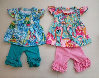 Lilly Pulitzer Inspired American Girl Our Generation Doll Outfits