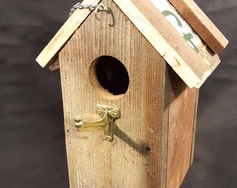 Bird House - License Plate Birdhouse