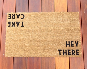 Hey There / Take Care Door Mat (doormat) - perfect housewarming gift