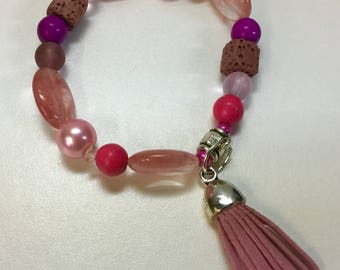 One of a kind pink bracelet