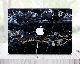 Black Marble Laptop Case For MacBook Pro Sleeve For MacBook Air 11 Skin For Samsung Microsoft Skin Lenovo Cover Mac Air 13 Skin ES0014