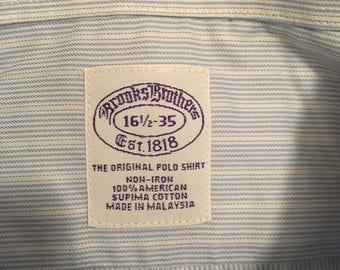 Vintage Retro Brooks Brothers Button Down