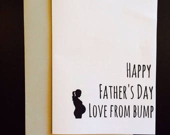 Fathers Day Card From Bump